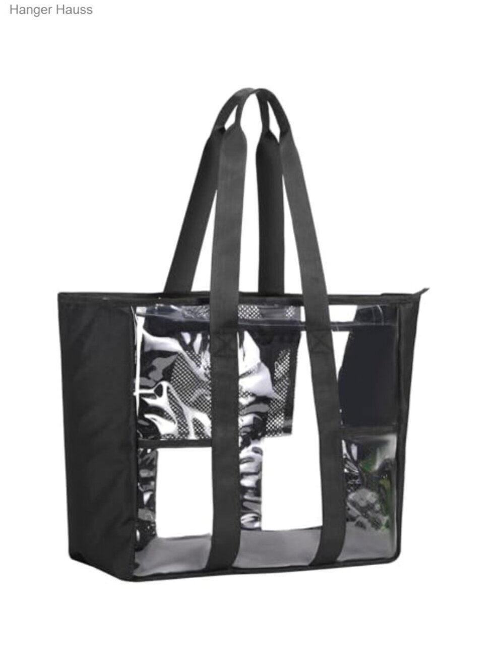 Large Clear Tote Bag Heavy Duty Transparent Stadium Approved Work Travel